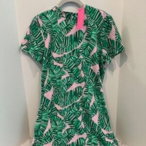 Lilly Pulitzer, NWTags, "Hallie Short Sleeved Dress"- Size: L